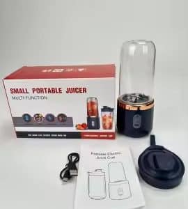 Portable Rechargeable Fruit Juicer – 6 Blades Blender Bottle with Extra Lid - Image 7