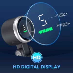 Rechargeable Handheld Fan – 3600mAh Battery Brushless Motor – Portable USB Fan - Image 6