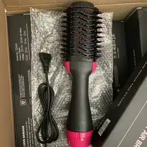 One Step Hair Dryer – Powerful 4-in-1 Hot Air Brush for Effortless Drying, Straightening, Curling & Volumizing - Image 11