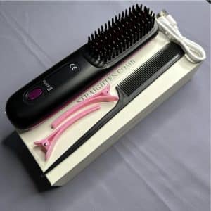 Cordless Hair Straightener Brush – Wireless, Rechargeable & Travel-Friendly - Image 6
