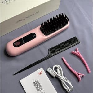 Cordless Hair Straightener Brush – Wireless, Rechargeable & Travel-Friendly - Image 5