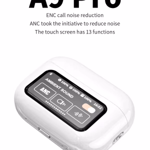 A9 Pro TWS Earbuds | Touch Screen, LCD, ANC & ENC Wireless Headphones - Image 9