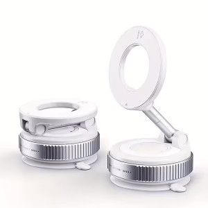Magnetic Phone Holder 360 Adjustable Suction Phone Mount Vacuum Suction Car Magnet Phone Holder Stand for Car Home Desk Gym - Image 3