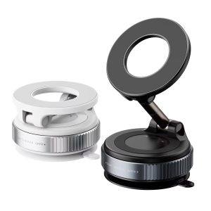 Magnetic Phone Holder 360 Adjustable Suction Phone Mount Vacuum Suction Car Magnet Phone Holder Stand for Car Home Desk Gym