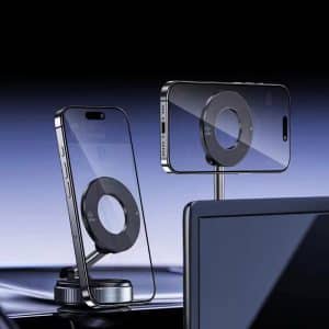 Magnetic Phone Holder 360 Adjustable Suction Phone Mount Vacuum Suction Car Magnet Phone Holder Stand for Car Home Desk Gym - Image 8