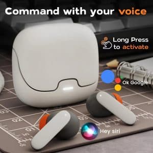 S36 True Wireless TWS In-Ear Bluetooth Earphones Dual Mark Enc Low Latency LED V5.3 JL Non-Noise Cancelling - Image 3