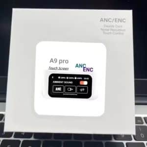 A9 Pro TWS Earbuds | Touch Screen, LCD, ANC & ENC Wireless Headphones - Image 8