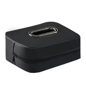 High-End Interior Kit Car Tissue Box Hanging Car Napkin Bag Car Armrest Tissue Box - Image 4