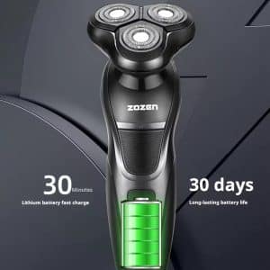 Factory Wholesale Rotary Electric Shaver 3-Head Multifunctional Portable Shaving Machine IPX7 Waterproof Rechargeable for Face - Image 6