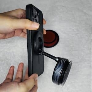 Magnetic Phone Holder 360 Adjustable Suction Phone Mount Vacuum Suction Car Magnet Phone Holder Stand for Car Home Desk Gym - Image 4