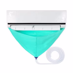 Air Conditioning Cleaning Kit Leak-proof Cover Full Set of Air Conditioner Cleaner with Water Pipe Disassembly-free Clean Tools