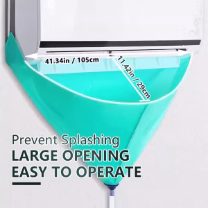 Air Conditioning Cleaning Kit Leak-proof Cover Full Set of Air Conditioner Cleaner with Water Pipe Disassembly-free Clean Tools - Image 3