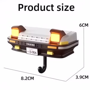 1 PcsFlashlight keychain AE86 Car Key Holder New Gift Wall Mounted Headlight Decor Creative Auto Decoration Key Organizer - Image 9