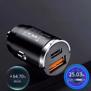 200W Mini Car Charger Fast Charging Mini USB Car Cigarette Lighter Adapter Accessories - Image 4