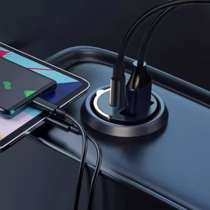 200W Mini Car Charger Fast Charging Mini USB Car Cigarette Lighter Adapter Accessories - Image 6