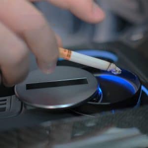 Car Portable Ashtray Smart Sensor Automatic Open Close Closing Smart Household Desk Top Ashtray Automatic Opening LED Ashtray
