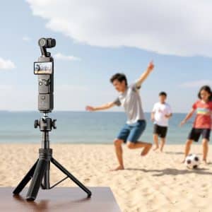 Jopree Y25 Pro 360° Ball Head Mini Tripod Selfie Stick Lightweight 177g 5-Section 65cm Foldable for Mirrorless with Cold Shoe - Image 4