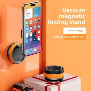 New 360 Degree Rotating Foldable Car Phone Holder with Magnetic Vacuum Suction Cup for Instrument Panel Navigation Bracket - Image 8