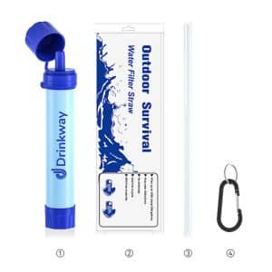 Portable Outdoor Survival Camping Water Filter Straw Personal Water Filtration System for Safety & Survival Gear - Image 5