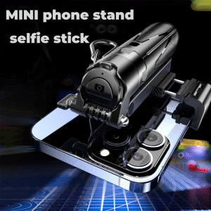 Mini Wireless Control Expandable Selfie Stick Aluminum Alloy Portable Folding Tripod Selfie Stick - Image 6