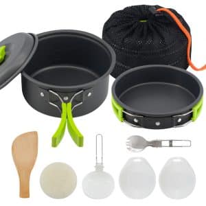 Hot Product Outdoor 1-2 Person Portable Camping and Hiking Backpacking Cookware Set Outdoor Survival Emergency Kit - Image 7