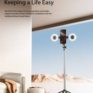 New Cheap Durable 4 Feet Stable 185cm Selfie Stick Tripod with 1/4 Inch Universal Mount Thread for Phone Camera - Image 6