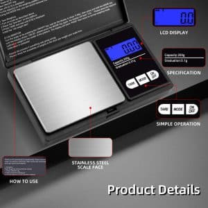 Hot Selling Mini 0.01 Show Screen Weighing Electronic Mini Small Digital Pocket Scale Jewelry Diamond Scale - Image 5