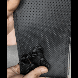 Leather Car Steering Wheel Cover Car Braid On The Steering Wheel 38 cm DIY Universal Auto Steering Wheel Cover Leather Case - Image 4