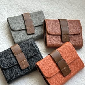 RFID Leather Card Holder Wallet High Quality PU Leather Men Women Fashion Short Card Holder Wallet - Image 10