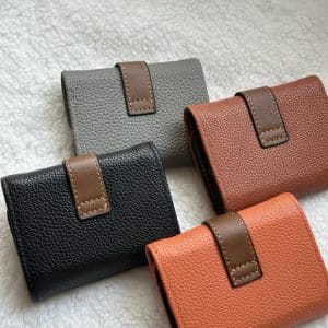 RFID Leather Card Holder Wallet High Quality PU Leather Men Women Fashion Short Card Holder Wallet - Image 11