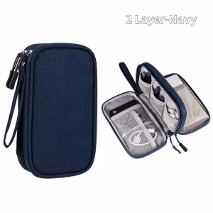 Travel Cable Bag Portable Digital Storage Pouch Charger Data Cable USB Bag Organizer Waterproof Electronic Accessory Storage Bag - Image 9