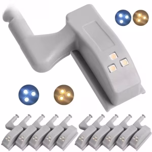 Auto Sensor On/Off LED Inner Hinge Lamp Cabinet Induction Lights Wardrobe Cupboard Sensor Lights Kitchen Warm/Cool White Lamps - Image 5