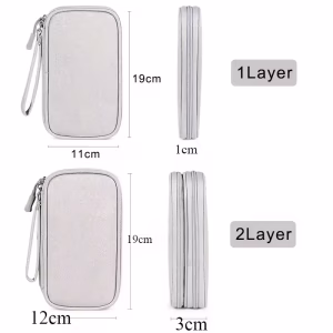 Travel Cable Bag Portable Digital Storage Pouch Charger Data Cable USB Bag Organizer Waterproof Electronic Accessory Storage Bag - Image 5