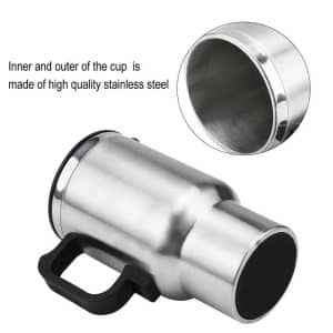Stainless Steel Travel DC 12V Electric Car Vehicle Heating Kettle Tumbler Cup Mug XK-356 - Image 5