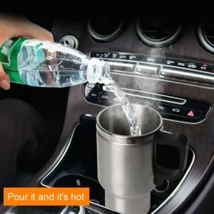 Stainless Steel Travel DC 12V Electric Car Vehicle Heating Kettle Tumbler Cup Mug XK-356 - Image 9
