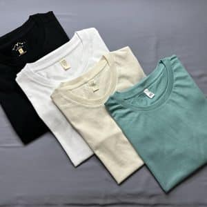 T-Shirt-Round Neck Solid Color 100% Original Garments Product