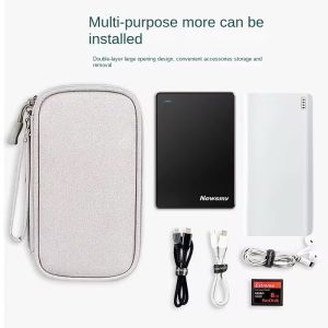 Travel Cable Bag Portable Digital Storage Pouch Charger Data Cable USB Bag Organizer Waterproof Electronic Accessory Storage Bag - Image 4