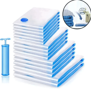 Strong Space Compression Custom Printed Biodegradable Packaging Sealer Dust Vacuum Storage Bag for Clothes Vacuum Sealing Bag - Image 6