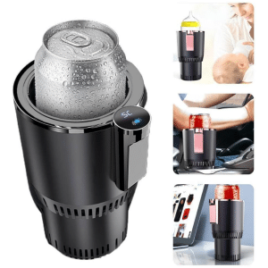 Car Cup Holder Smart Cooler Warmer Heater for Coffee Bevera Milk Semiconductor Refriration Type Heating & Cooling Drinks - Image 4