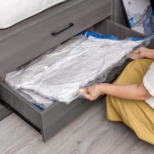 Strong Space Compression Custom Printed Biodegradable Packaging Sealer Dust Vacuum Storage Bag for Clothes Vacuum Sealing Bag - Image 5