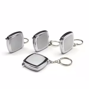 2 Meters Small Tape Measures Metric and Imperial System Key Ring Mini Steel Tape Measure Pocket Portable Compact Carry Around - Image 3