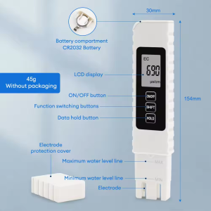 Portable TDS EC Meter – Digital Water Tester for TDS, EC & Hardness - Image 6