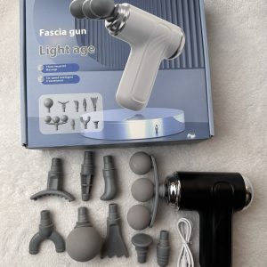 6 Speed Mini Massage Gun Three-head Big Area Deep Tissue Percussion Relieve Fatigue Wireless Electric Massage Gun - Image 8