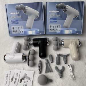 6 Speed Mini Massage Gun Three-head Big Area Deep Tissue Percussion Relieve Fatigue Wireless Electric Massage Gun - Image 9