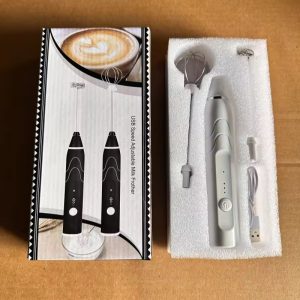 USB Rechargeable Electric Coffee Frother Milk Foamer - Image 8