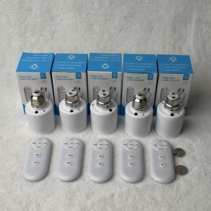 E27 Remote Control Lamp Holder Adapter with Timer Function | Smart Wireless Light Control - Image 5