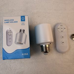 E27 Remote Control Lamp Holder Adapter with Timer Function | Smart Wireless Light Control - Image 11