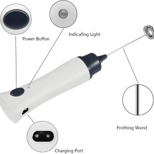 Coffee Frother Premium – Rechargeable Handheld Milk Foamer (12000 RPM) - Image 6
