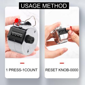 ইসলামিক জিকির কাউন্টার (Metal Manual Tasbeeh Counter) - Image 4