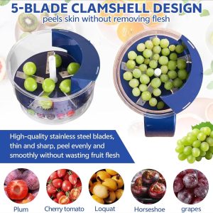 đ Automatic Electric Fruit & Vegetable Peeler āϏā§āĻā§āĻāύāϞā§āϏ āϏā§āĻāĻŋāϞ āĻŦā§āϞā§āĻĄ | āϏāĻšāĻ āĻ āĻĻā§āϰā§āϤ āĻā§āϏāĻž āĻāĻžā§āĻžāύ⧠- Image 3